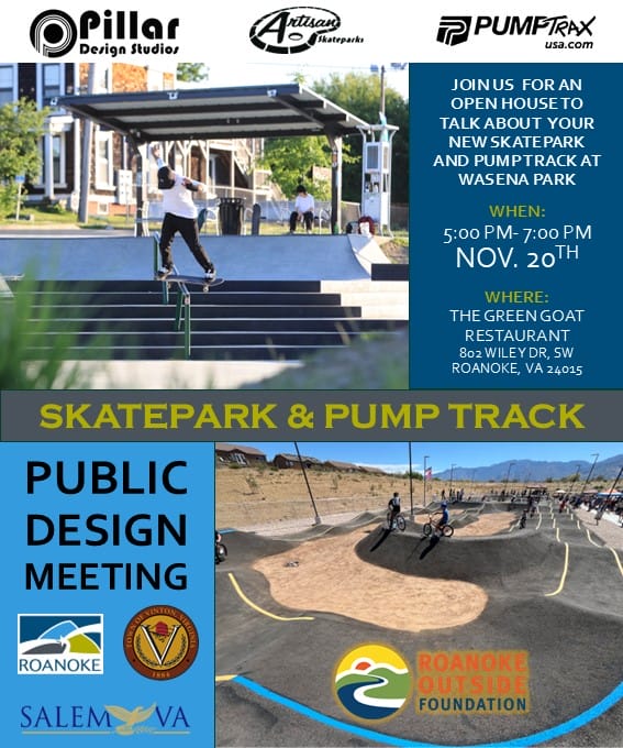 Skatepark Public Meeting Flyer